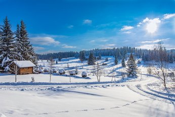 EA Mountain hotel Hajenka*** - hotel surroundings - Filipova Hut in winter