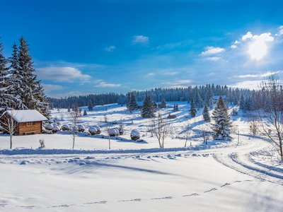 EA Mountain hotel Hajenka*** - hotel surroundings - Filipova Hut in winter